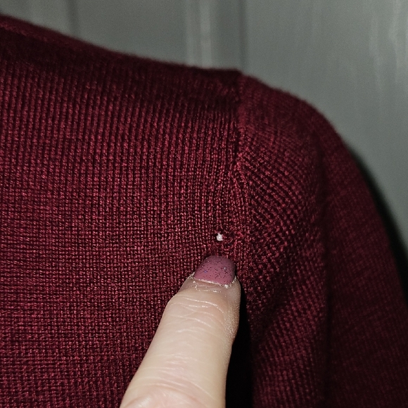 Marina Moscone Ribbed Knit Casmere Wool Cycling Midi Xs With Flaws - Picture 8 of 17